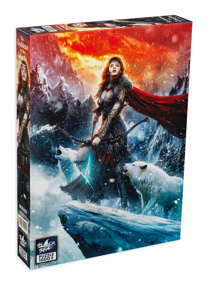 Пъзел Black Sea Puzzles от 1000 части – Богинята на Севера, Душан Маркович