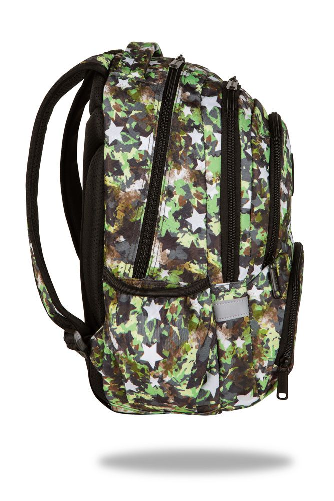 CoolPack Unisex Kinder Army Schulrucksack – 27 Liter, Wasserdicht, Mit Laptopfach & Brustgurt
