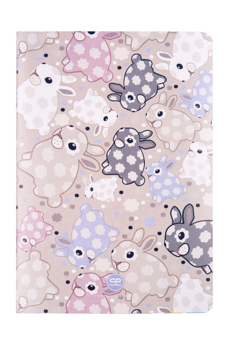 Тетрадка А5 Coolpack мека корица PP 32 л. ред White Bunny