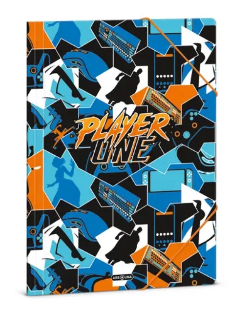 Папка с ластик A4 – ARS UNA – Player One (5353) 24