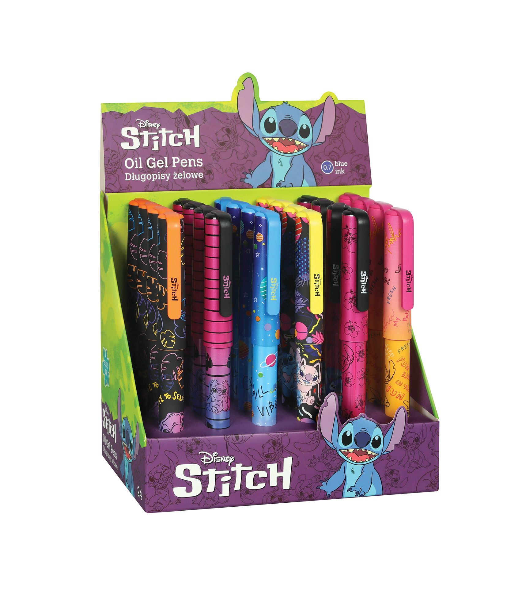 Гел химикал с капачка Stitch Black Coolpack