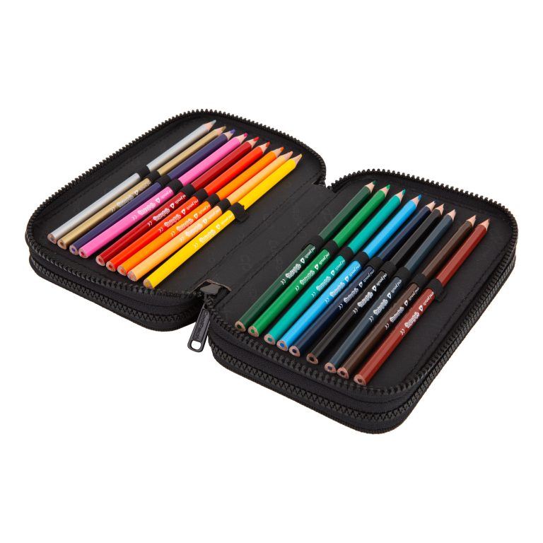 Ученически несесер с пособия Coolpack - Jumper 3 - DAISY BLACK - 1
