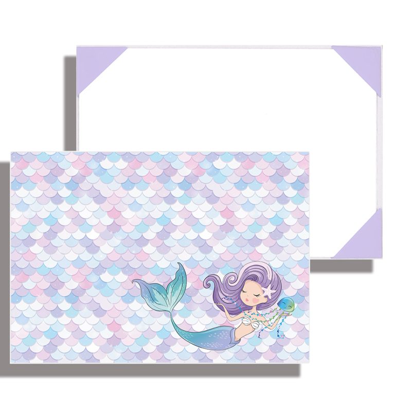 Блок за рисуване №4 Rainbow - Mermaid , 190 g, 10 листа - 0
