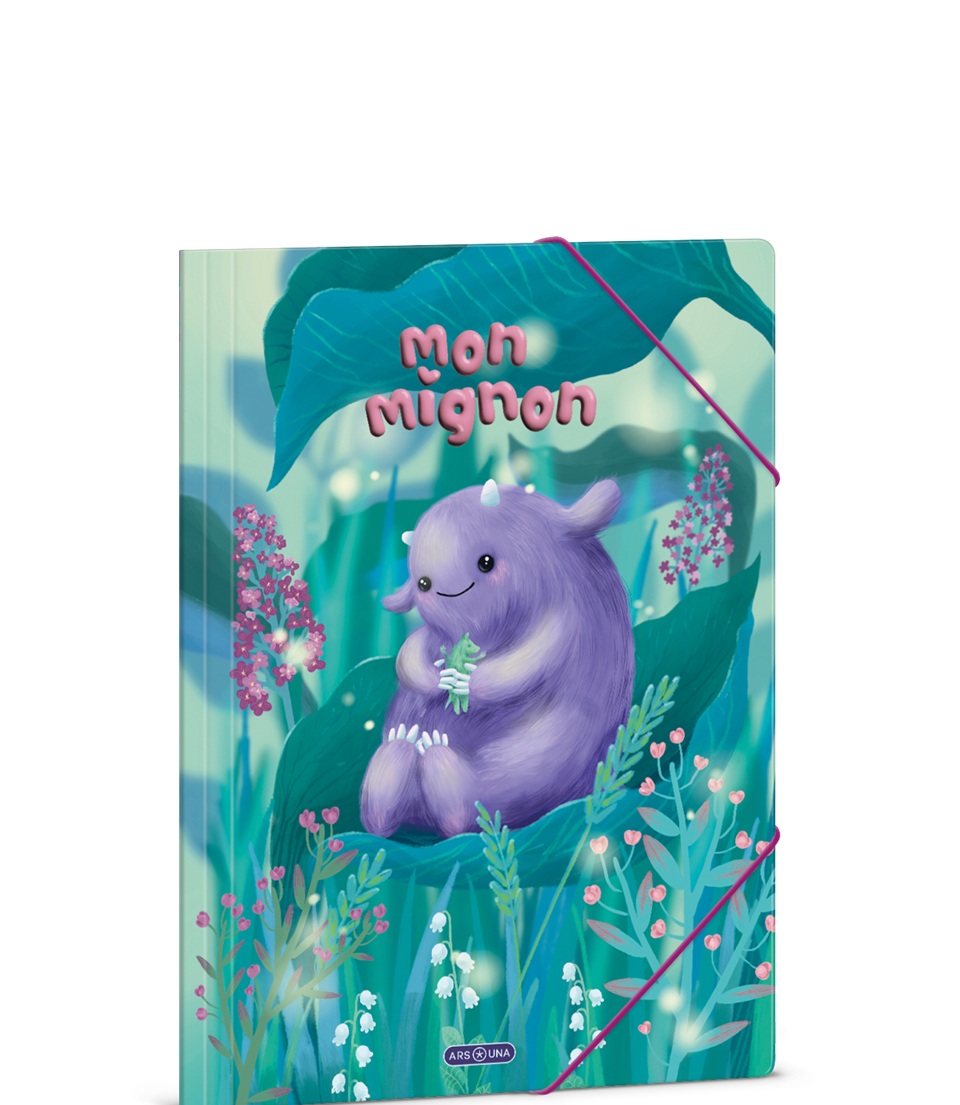Папка с ластик A4 – ARS UNA – Mon Mignon (5447)