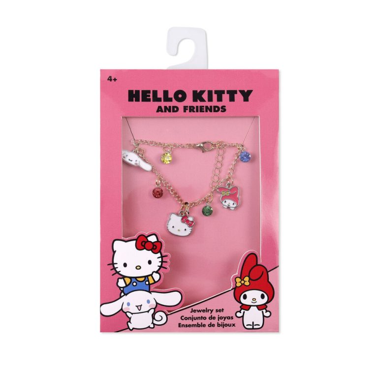 Гривна с талисмани Hello Kitty, My Melody и Cinnamoroll - 0
