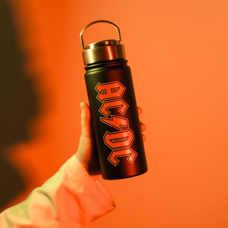 Бутилка AC/DC, неръждаема стомана, 500 ml - 2