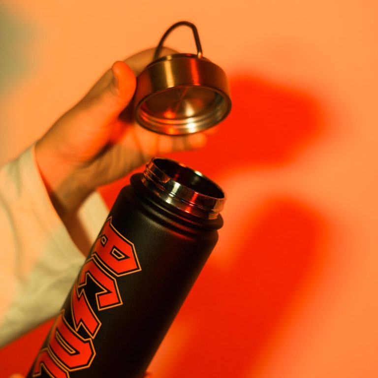 Бутилка AC/DC, неръждаема стомана, 500 ml - 4