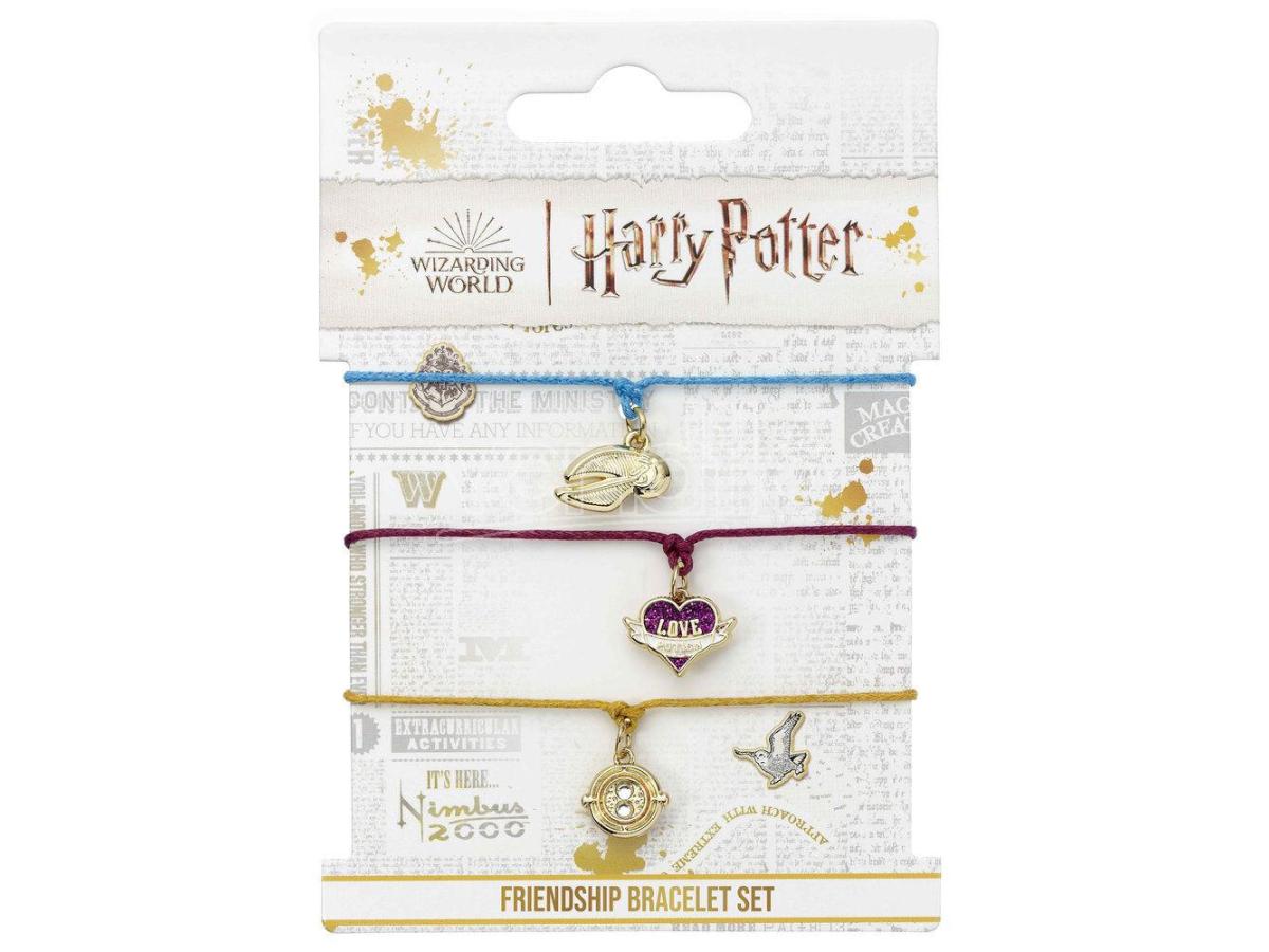 Комплект приятелски гривни Harry Potter – Golden Snitch, 3 броя