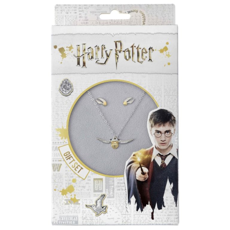 Колие и обеци Harry Potter Golden Snitch The Carat Shop