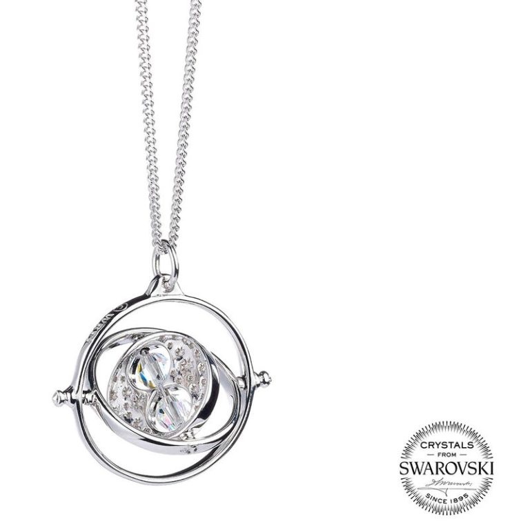 Сребърно колие Swarovski Harry Potter Time Turner