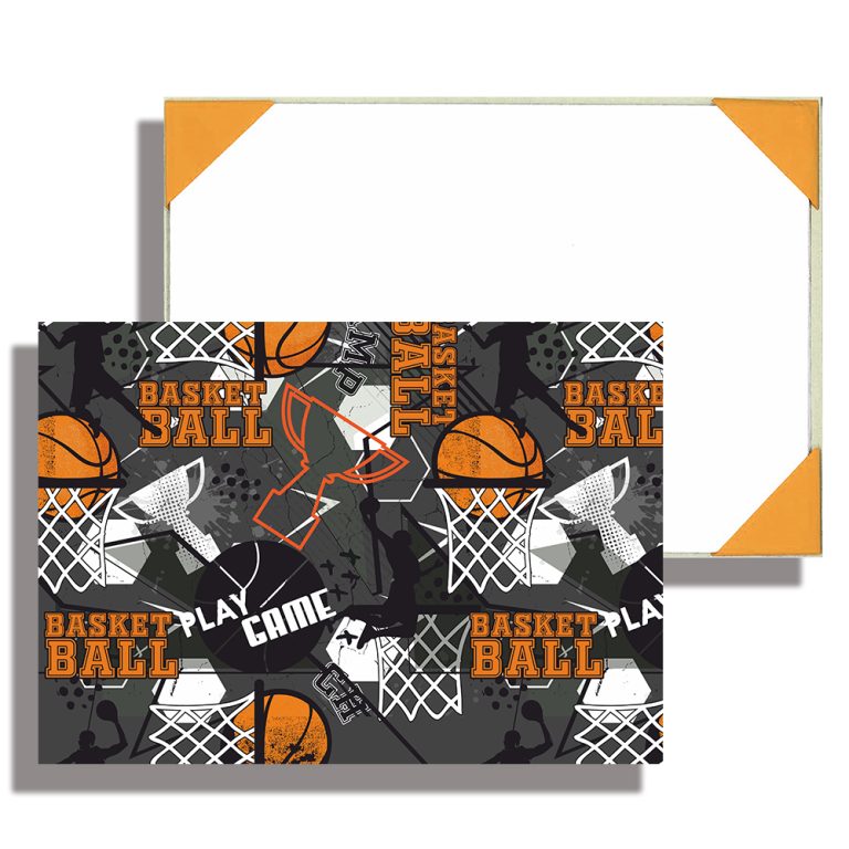 Блок за рисуване №4 Rainbow - Basketball, 190 g, 10 листа - 0