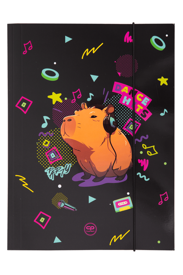 Папка с ластик A4 Coolpack – CAPYBARA MUSIC