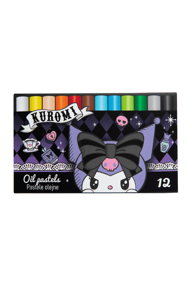 Маслени пастели 12 цвята Colorino Kuromi