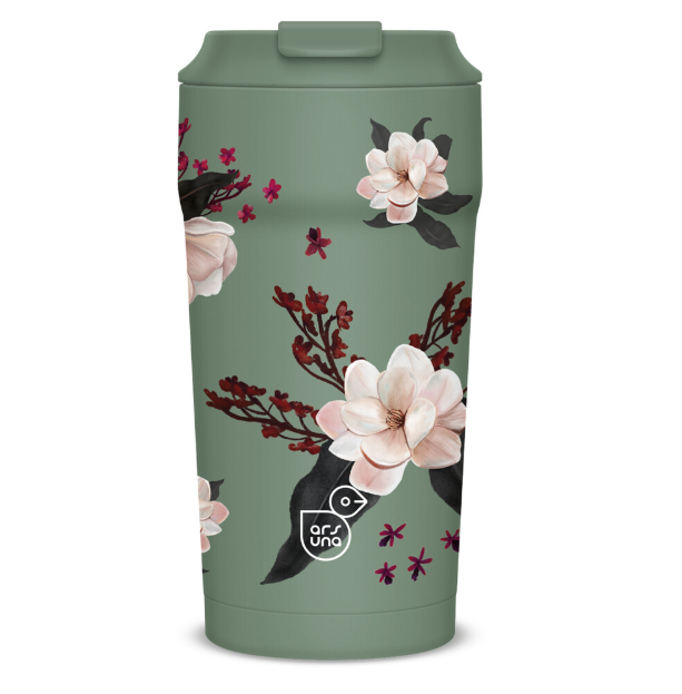 Термо чаша 470ml Ars Una Flowery green (5535)