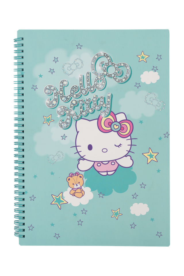 Тетрадка А4 със спирала PP 100 листа Hello Kitty Pastel_1