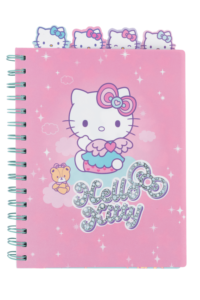 Тетрадка А5 със спирала PP 100 листа Hello Kitty Pastel_1