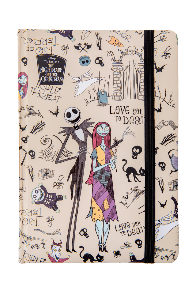 Тетрадка A5 с ластик 80 л. ред The Nightmare Before Christmas_1