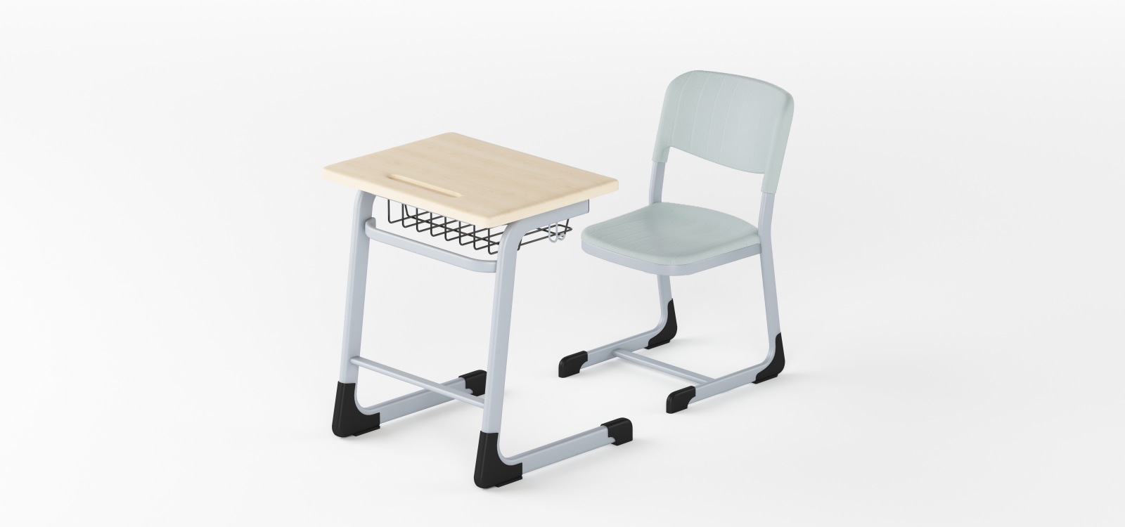 Ученически чин с PP плот – Здраво училищно обзавеждане за класната стая