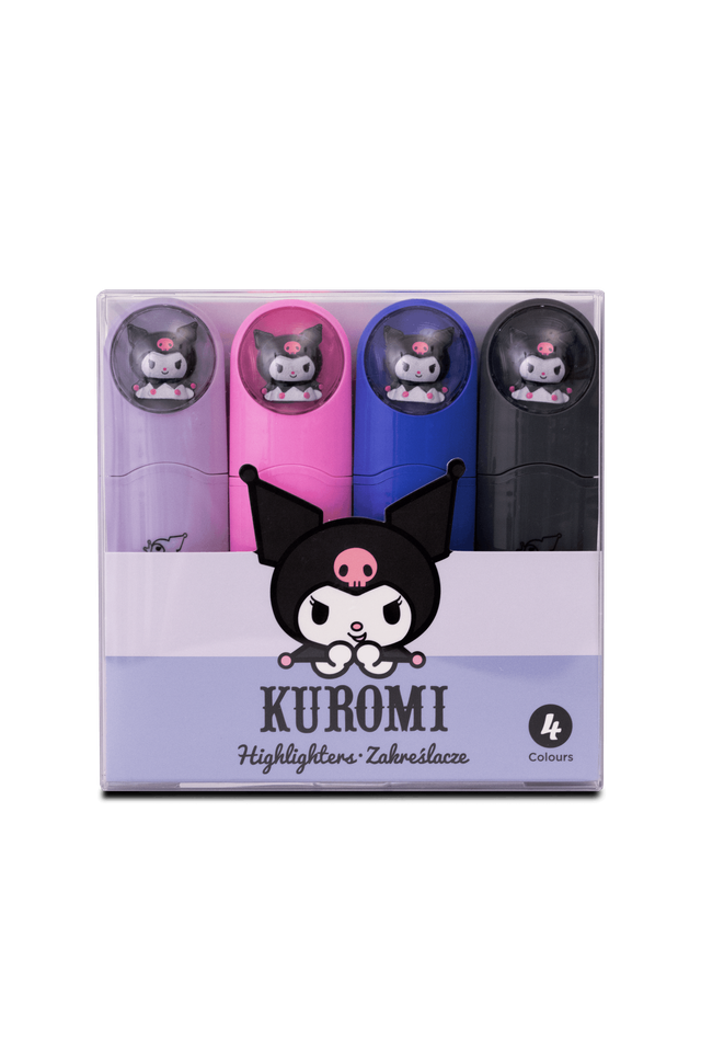 Текст маркери 4 цвята Kuromi