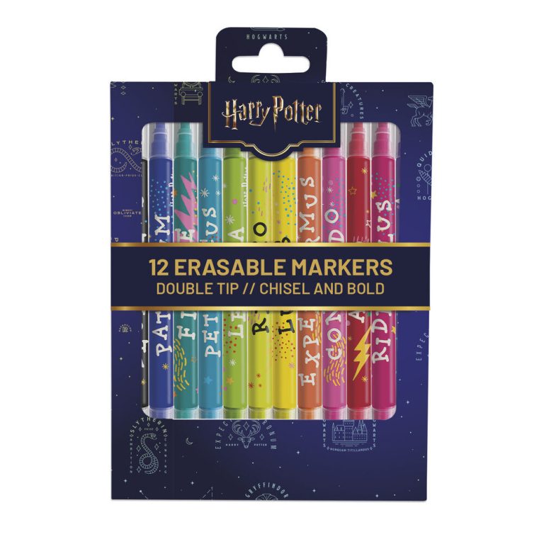 Harry Potter комплект от 12 изтриваеми маркери