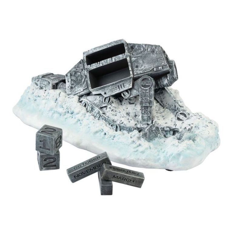 3D вечен календар Star Wars AT-AT Shot Down - 0