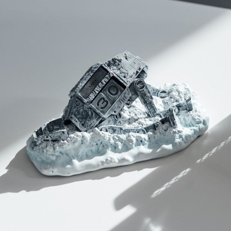3D вечен календар Star Wars AT-AT Shot Down - 1