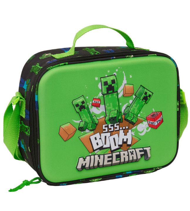 Minecraft 3D Boom термо чанта за храна